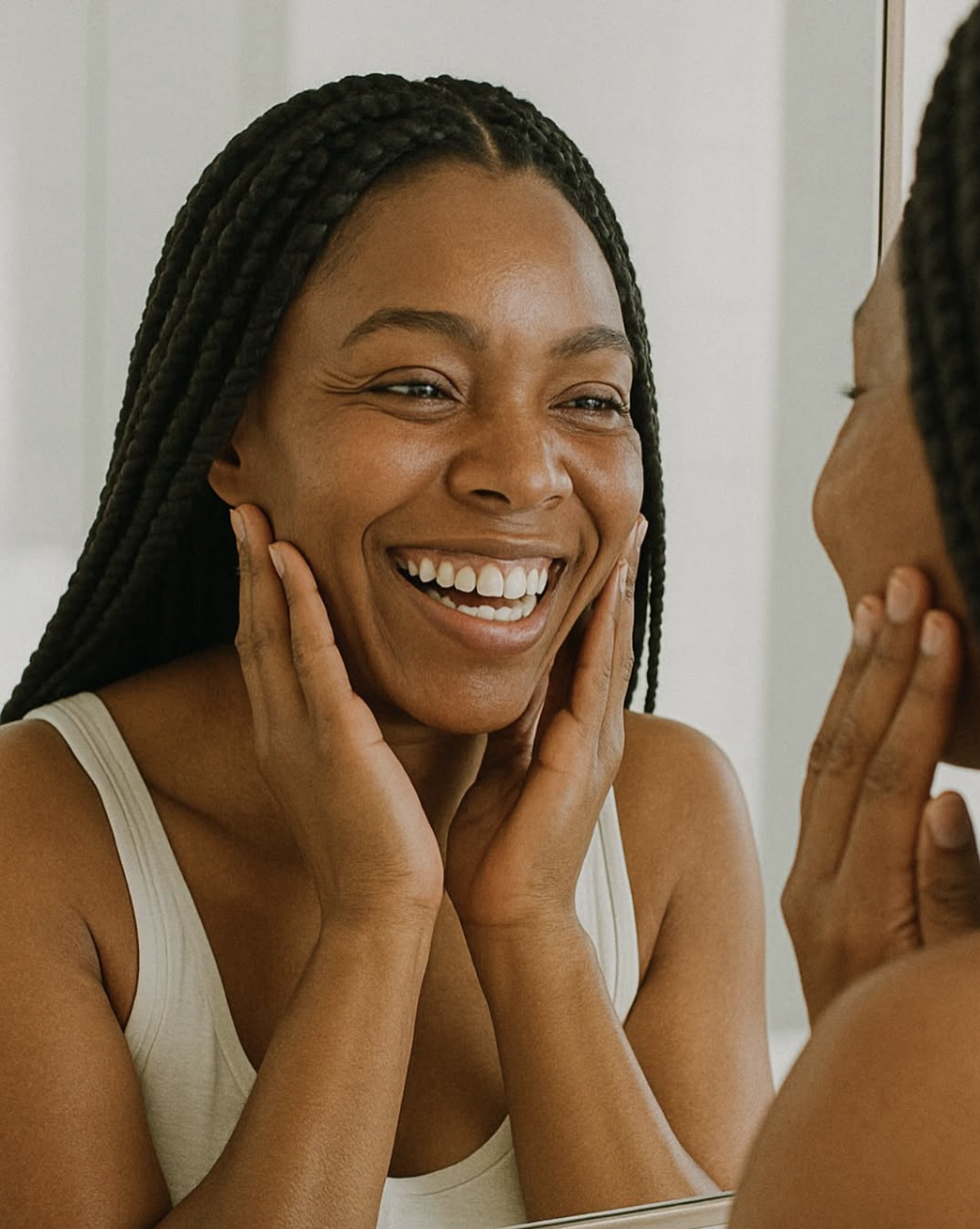 Skincare cocktail and facial tools